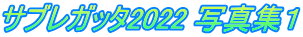 サブレガッタ2022 写真集１